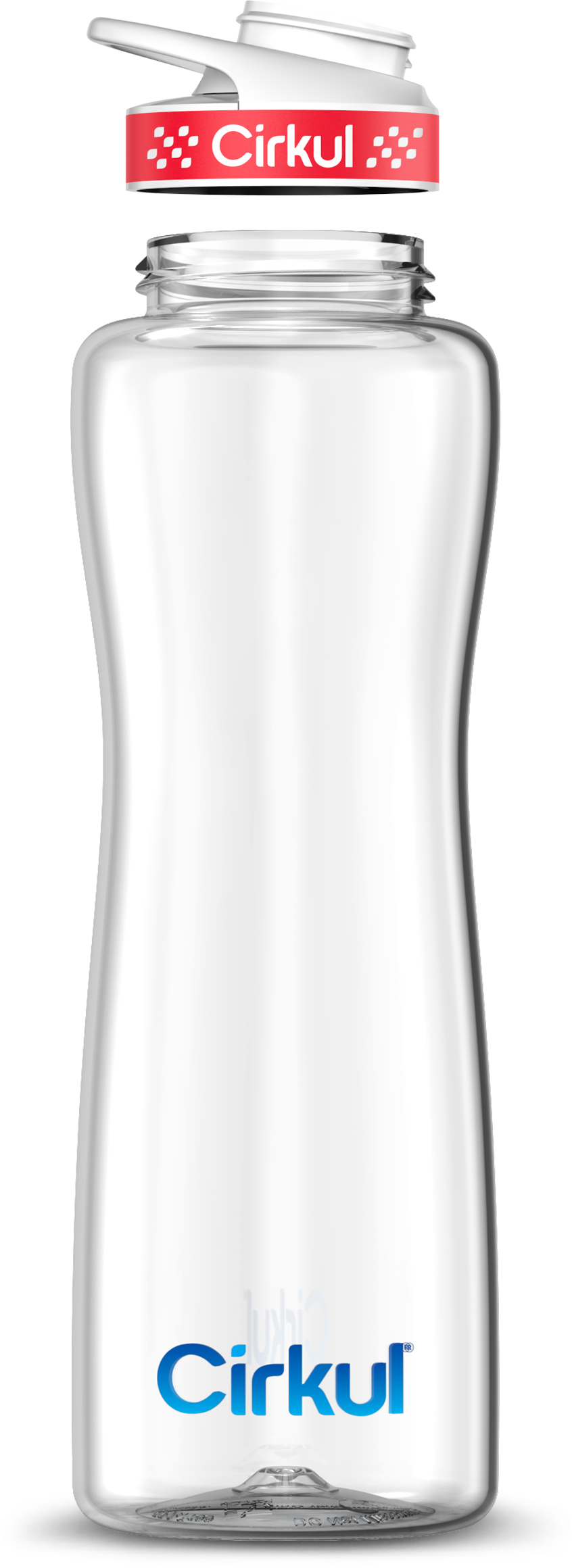 Custom 42oz. Plastic Bottle & Comfort Grip Lid