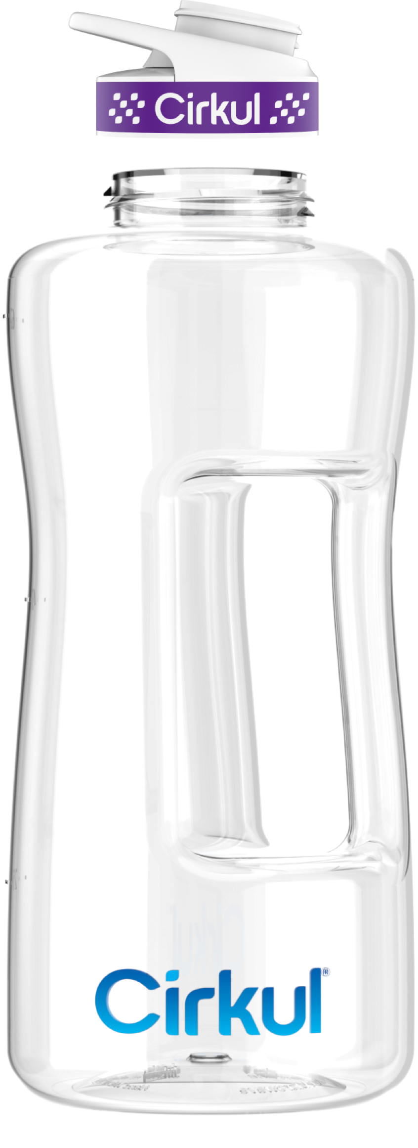 62oz. Plastic Bottle & Comfort Grip Lid