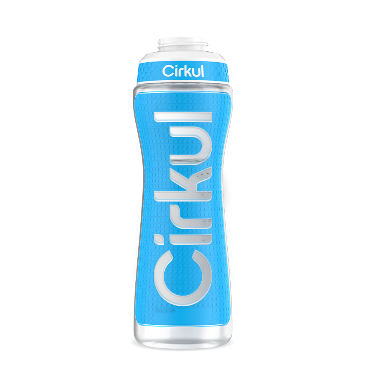 CX: DO NOT USE Limited Edition: 22oz. Blue Grip Squeeze Plastic Bottle with Sport Lid