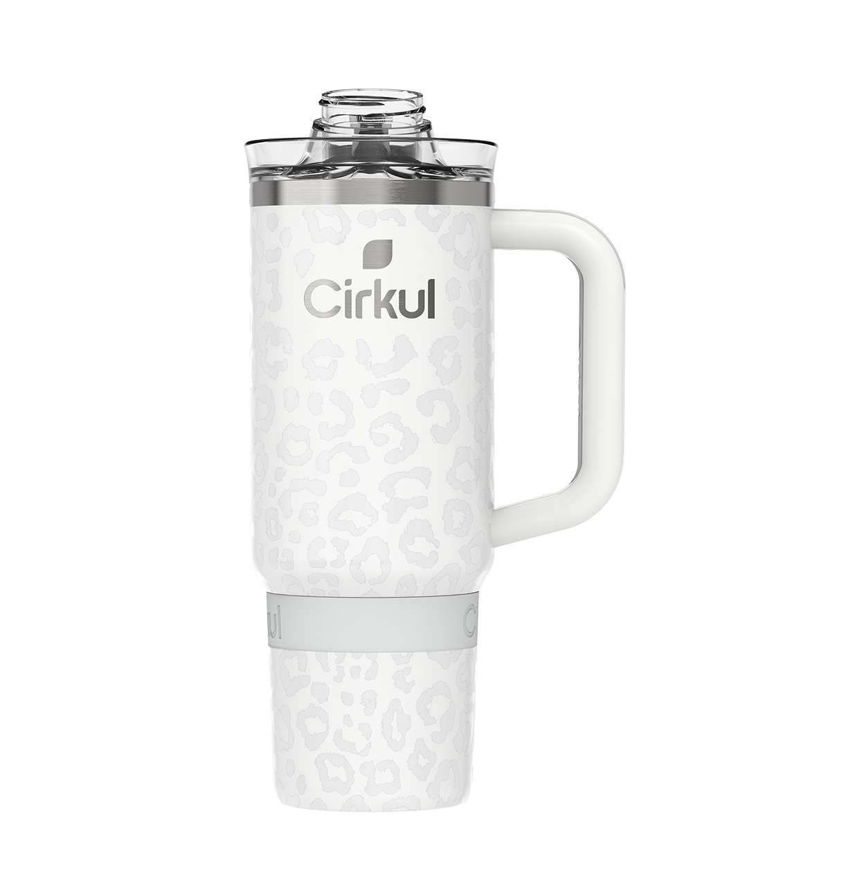 CX: Limited Edition: 30oz. Cream Leopard Travel StrawSip™ Tumbler